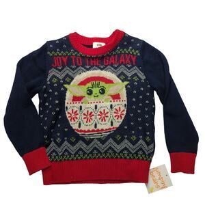 Baby Yoda Mandalorian Sweater, NWT, 4